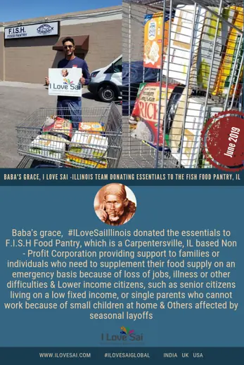 I Love Sai service announcement: Illinois — F.I.S.H. Food Pantry · June 2019