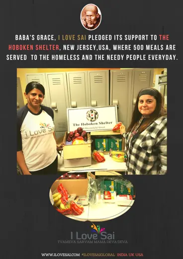 I Love Sai service announcement: New Jersey — The Hoboken Shelter