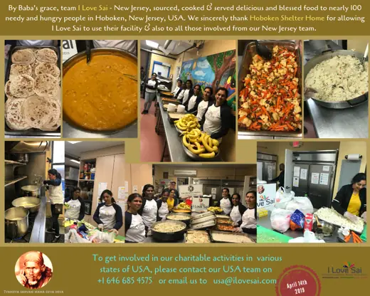 I Love Sai service announcement: New Jersey — The Hoboken Shelter · April 2019