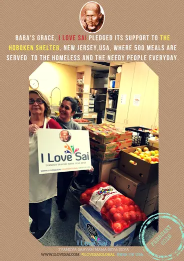 I Love Sai service announcement: New Jersey — The Hoboken Shelter · February 2018