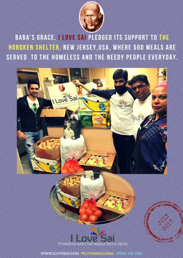 I Love Sai service announcement: New Jersey — The Hoboken Shelter · July 2017
