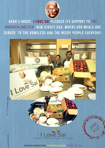 I Love Sai service announcement: New Jersey — The Hoboken Shelter · June 2017