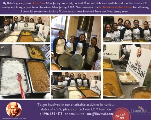 I Love Sai service announcement: New Jersey — The Hoboken Shelter · March 2019