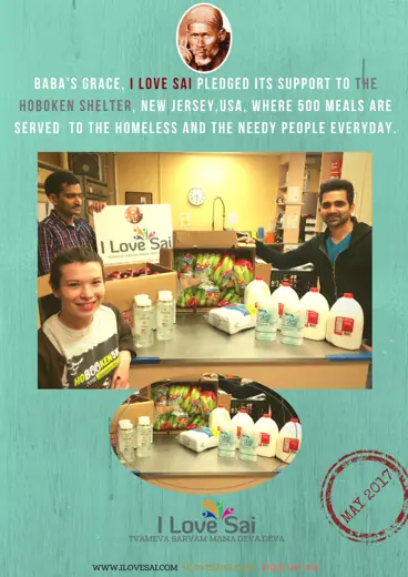 I Love Sai service announcement: New Jersey — The Hoboken Shelter · May 2017