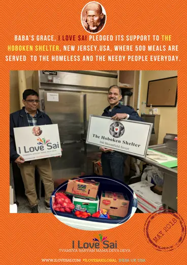 I Love Sai service announcement: New Jersey — The Hoboken Shelter · May 2018