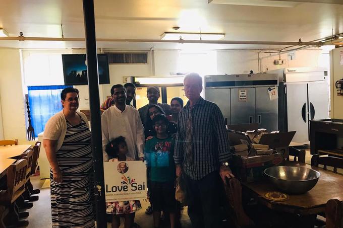 The Georgia team with staff at House of Mercy